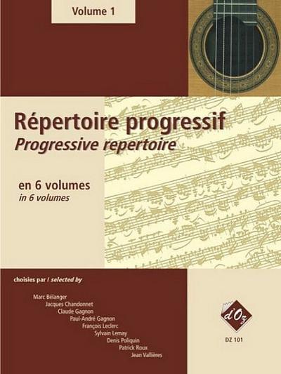 Repertoire Progressif vol.1pour guitare