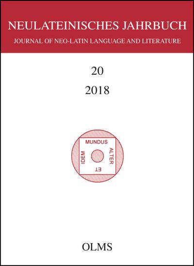 Neulateinisches Jahrbuch 20/2018