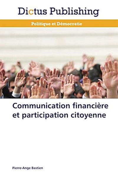 Communication financière et participation citoyenne