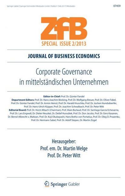 Corporate Governance in mittelständischen Unternehmen