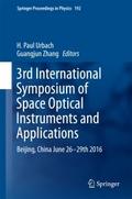 3rd International Symposium of Space Optical Instr