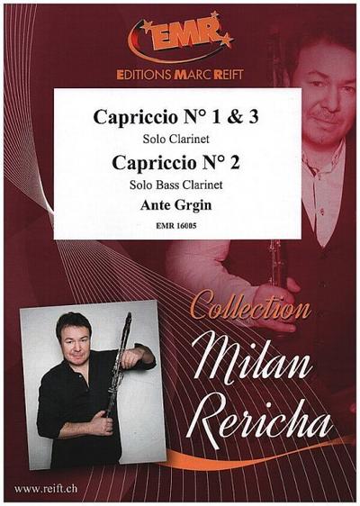 Capriccio Nr.1 und Nr.3 (Klarinette solo) und Capriccio Nr.2für Bassklarinette solo