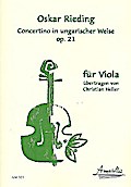 Concertino in ungarischer Weise op.21für Viola