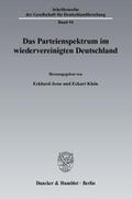 Das Parteienspektrum im wiedervereinigten Deutschland