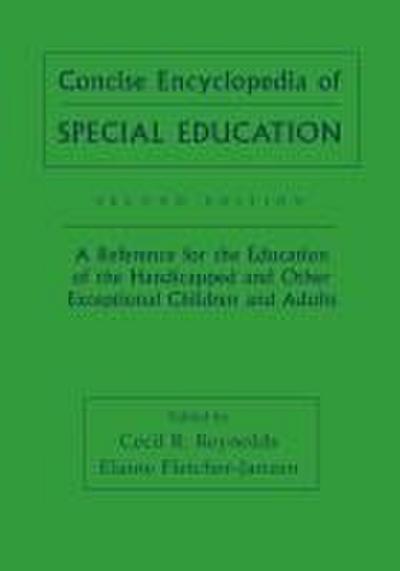 Concise Encyclopedia of Special Education