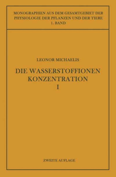 Die Wasserstoffionenkonzentration