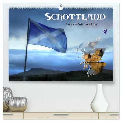 Schottland - Land aus Nebel und Licht (hochwertiger Premium Wandkalender 2024 DIN A2 quer), Kunstdruck in Hochglanz