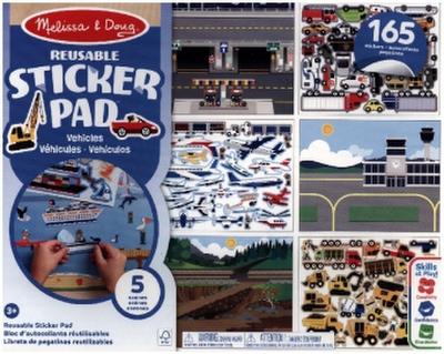 MAC Wiederverwendbares Stickerbuch Fahrz