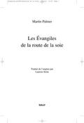 Evangiles de la route de soie Les