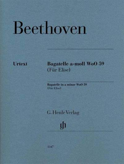 Klavierstück a-Moll WoO 59 (Für Elise)