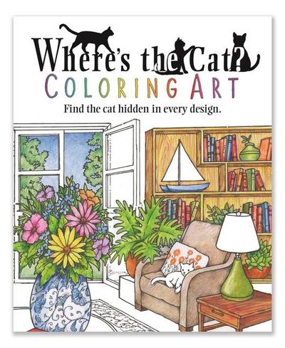 Where’s the Cat? Coloring Art
