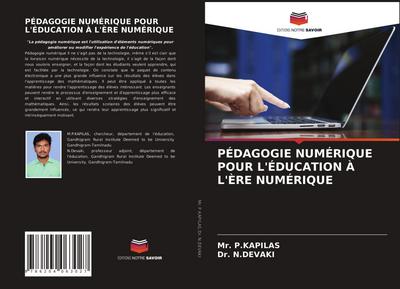 PÉDAGOGIE NUMÉRIQUE POUR L’ÉDUCATION À L’ÈRE NUMÉRIQUE