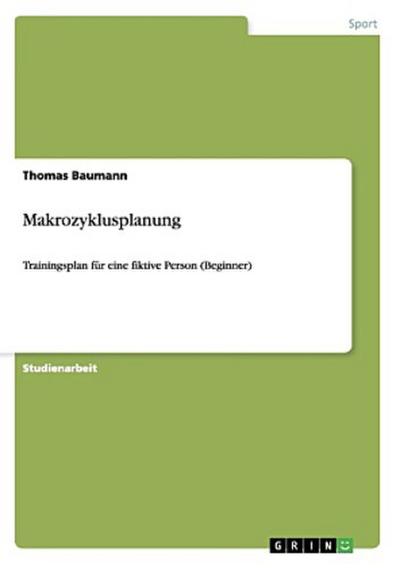 Makrozyklusplanung
