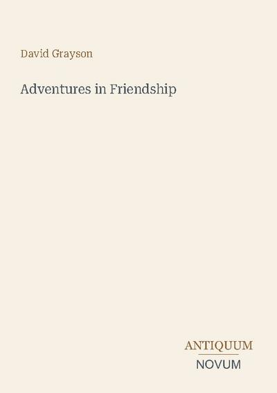 Adventures in Friendship