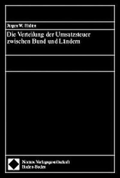 Die Verteilung der Umsatzsteuer zwischen Bund und Ländern