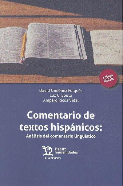 Comentario de Textos Hispánicos: Análisis del Comentario Lingüístico