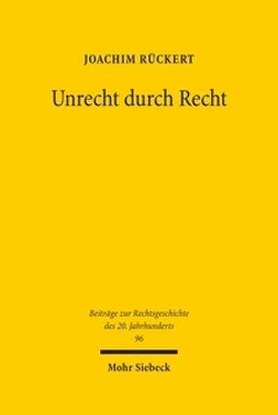 Unrecht durch Recht