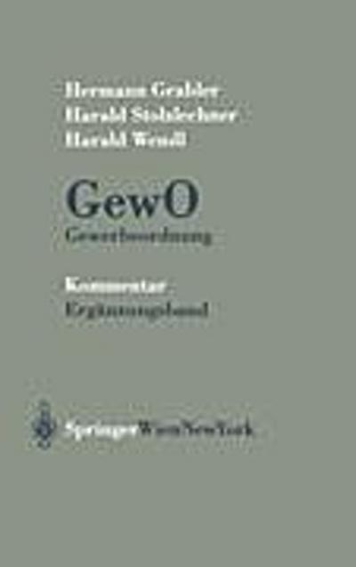 Kommentar zur GewO Ergänzungsband