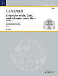 Erforsche mich, Gott, und erkenne mein Herz für Singstimme (Sopran/Tenor), Orgel