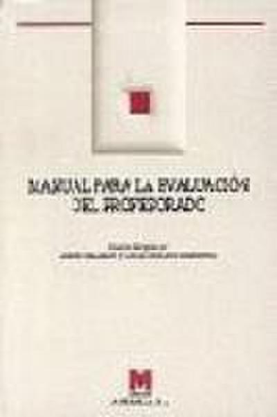 Manual para la evaluación del profesorado
