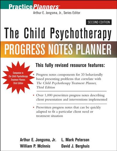 The Child Psychotherapy Progress Notes Planner