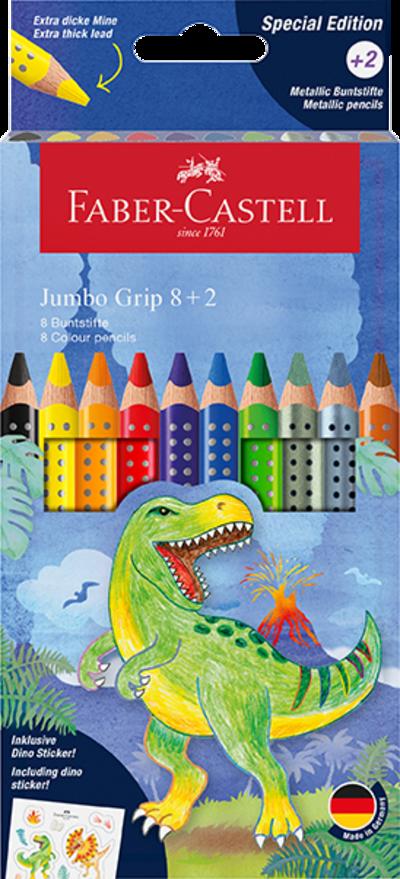 Jumbo Grip Buntstift Dino 10er