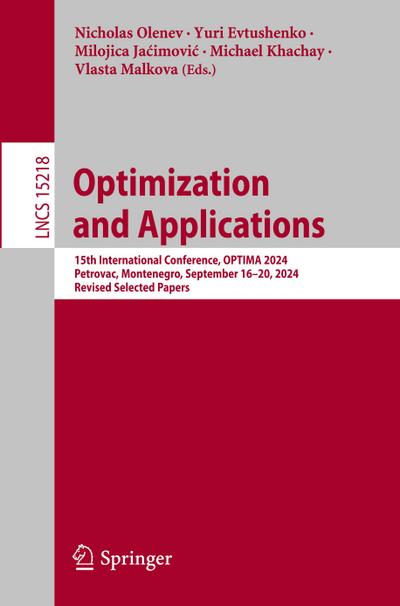 Optimization and Applications