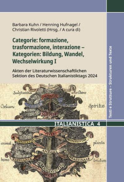 Categorie: formazione, trasformazione, interazione - Kategorien: Bildung, Wandel, Wechselwirkung I