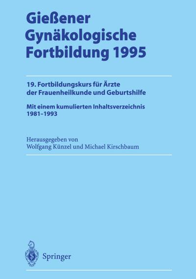 Gießener Gynäkologische Fortbildung 1995