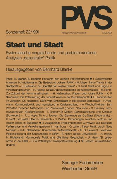 Staat und Stadt