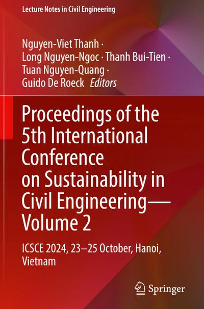 Proceedings of the 5th International Conference on Sustainability in Civil Engineering - Volume 2