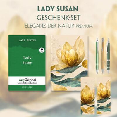 Lady Susan Geschenkset (Softcover + Audio-Online) + Eleganz der Natur Schreibset Premium, m. 1 Beilage, m. 1 Buch