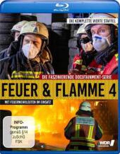 Feuer und Flamme - Mit Feuerwehrmännern im Einsatz. Staffel.4, 1 Blu-ray