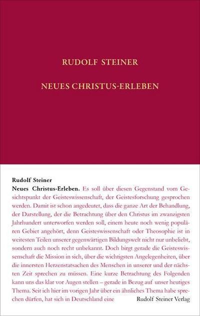 Neues Christus-Erleben
