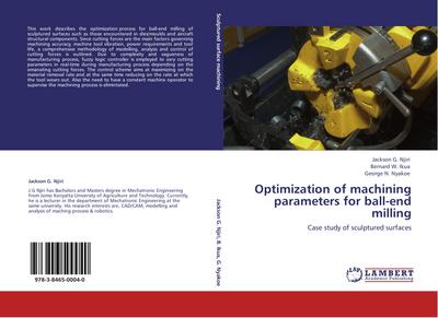 Optimization of machining parameters  for ball-end milling