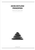 ZEHN ZEITLOSE PRINZIPIEN