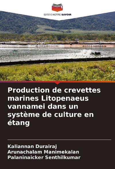 Production de crevettes marines Litopenaeus vannamei dans un système de culture en étang