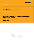 Estimation of quantiles in a simulation model based on artificial neural networks