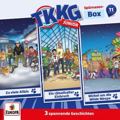 TKKG Junior - Spürnasen-Box. Box.11, 3 Audio-CD