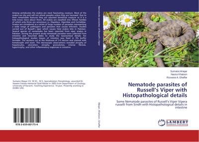 Nematode parasites of Russell’s Viper with Histopathological details