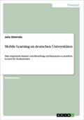 Mobile Learning an deutschen Universitäten