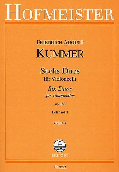 6 Duos op.156 Band 1für 2 Violoncelli