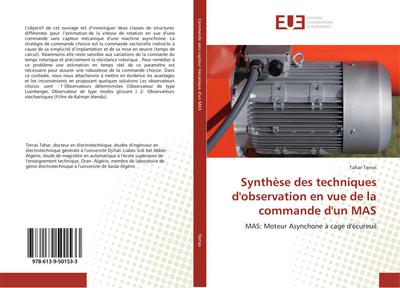 Synthèse des techniques d’observation en vue de la commande d’un MAS
