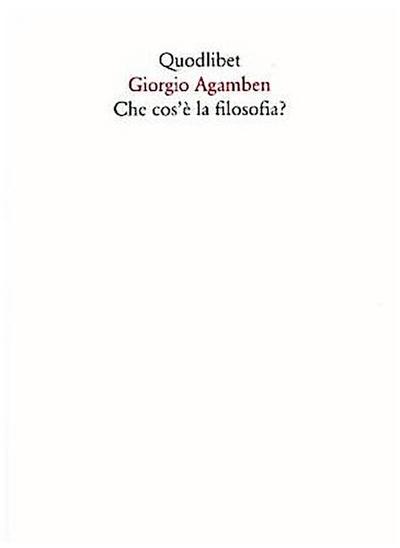 Che Cos’È La Filosofia?