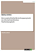 Der sozialrechtliche Herstellungsanspruch im öffentlich-rechtlichen Nachteilsausgleich