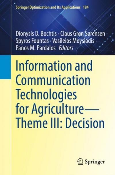 Information and Communication Technologies for Agriculture—Theme III: Decision
