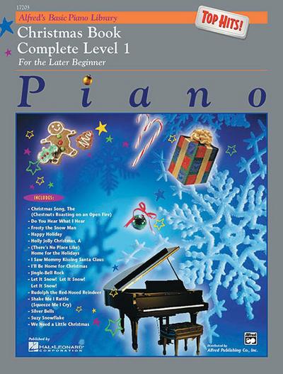 Alfred’s Basic Piano Library Top Hits Christmas 1