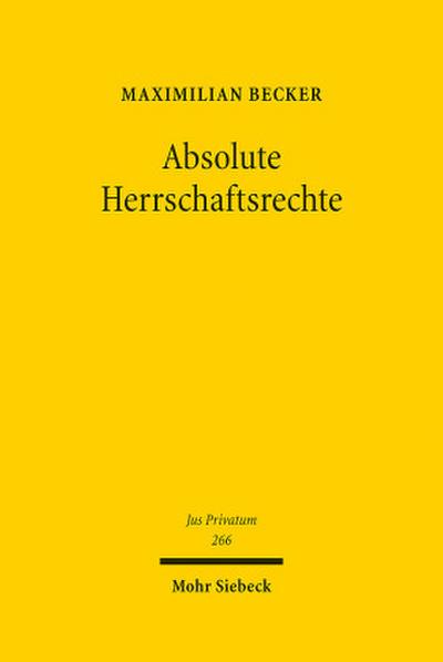 Absolute Herrschaftsrechte