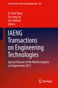 IAENG Transactions on Engineering Technologies