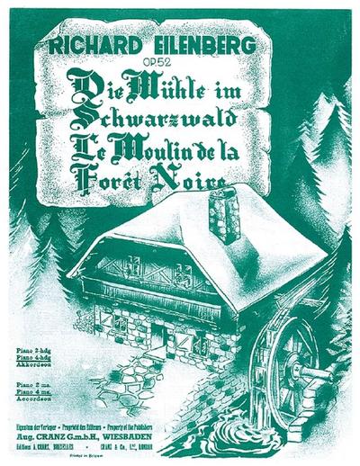 Die Mühle im Schwarzwald op.52für Klavier zu 4 Händen